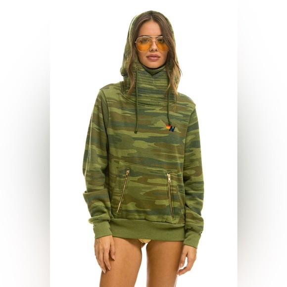 Aviator Nation Camo Ninja Pullover Hoodie - Picture 7 of 17